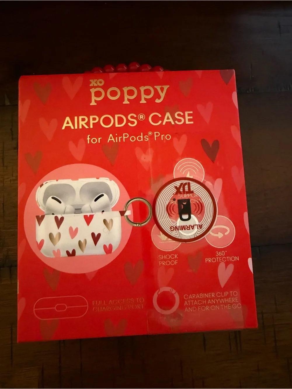 Heart Bundle Earrings & Red Heart AirPods Pro Case Valentine Accessories